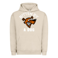 Pigment French Oak bitten by a dog angry dog bite funny gift Urban Hoodie - lanVoArt