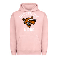Pigment Salmon bitten by a dog angry dog bite funny gift Urban Hoodie - lanVoArt