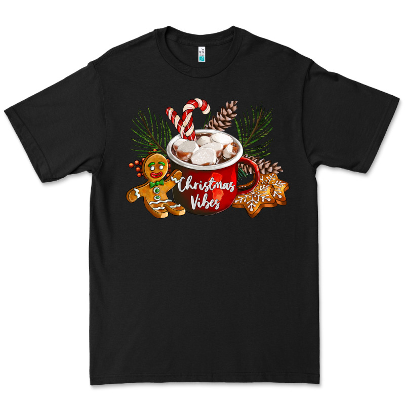 Christmas Vibes Hot Cocoa Premium Tee by LillyAllenDesigns | Teevron
