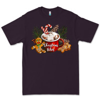 Plum christmas vibes hot cocoa Premium Tee - LillyAllenDesigns