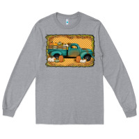 Heather Grey pumpkin farm truck Long Sleeve Tee - Jasminsmagicworld