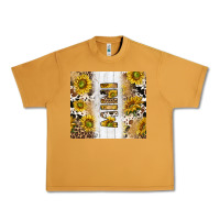 Peanut Butter western mother's day mini with cowhide and sunflowers tumbler tbs Urban Heavy Tee - TumblerDesignByShophia