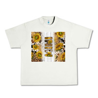 Pistachio western mother's day mini with cowhide and sunflowers tumbler tbs Urban Heavy Tee - TumblerDesignByShophia