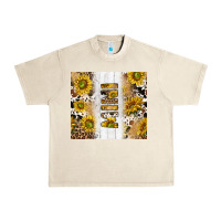 Sandshell western mother's day mini with cowhide and sunflowers tumbler tbs Urban Heavy Tee - TumblerDesignByShophia