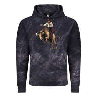 Cloud Black Cowboy bull rodeo Vintage Hoodie - HowdyJamesFarm