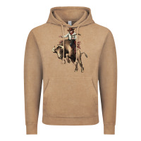 Vintage Coffee Cowboy bull rodeo Vintage Hoodie - HowdyJamesFarm