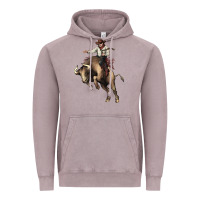 Vintage Zinc Cowboy bull rodeo Vintage Hoodie - HowdyJamesFarm
