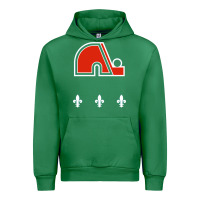Emerald vintage quebec hockey   retro nordiques Urban Hoodie - lanVoArt