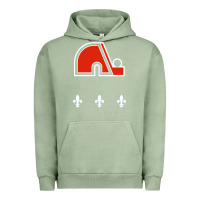 Pigment Oil Green vintage quebec hockey   retro nordiques Urban Hoodie - lanVoArt