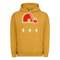 Pigment Peanut Butter vintage quebec hockey   retro nordiques Urban Hoodie - lanVoArt