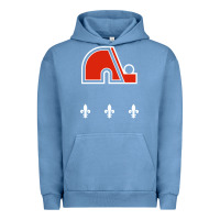 Pigment Pebble Blue vintage quebec hockey   retro nordiques Urban Hoodie - lanVoArt