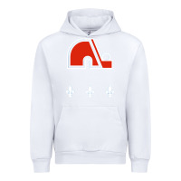 White vintage quebec hockey   retro nordiques Urban Hoodie - lanVoArt
