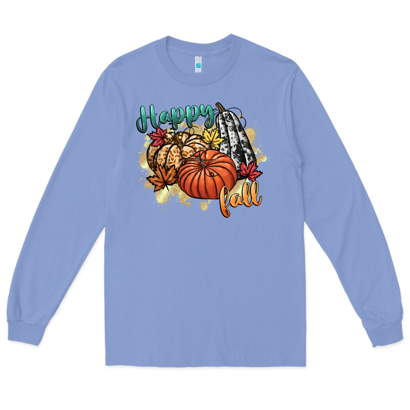 Happy Fall Long Sleeve Tee by CowGirlArtShop | Teevron