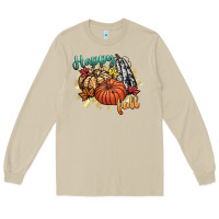 Mushroom happy fall Long Sleeve Tee - CowGirlArtShop