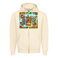 Sandshell joy jesus Zipper Hoodie - CowhideDigitalArt
