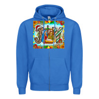 True Royal joy jesus Zipper Hoodie - CowhideDigitalArt