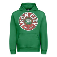 Emerald vintage retro iron city(beer) proof Urban Hoodie - lanVoArt