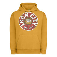 Pigment Peanut Butter vintage retro iron city(beer) proof Urban Hoodie - lanVoArt