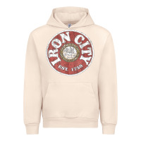 Sandshell vintage retro iron city(beer) proof Urban Hoodie - lanVoArt