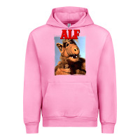 Fuchsia Pink alf vintage classic Urban Hoodie - lanVoArt
