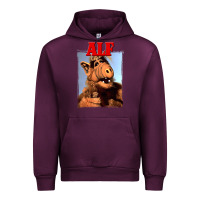 Mauve Wine alf vintage classic Urban Hoodie - lanVoArt