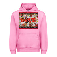 Fuchsia Pink love ladybug Urban Hoodie - BarkalooDesign
