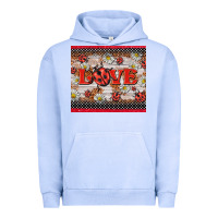 Pigment Grape Ice love ladybug Urban Hoodie - BarkalooDesign