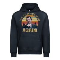Navy vintage well it's groundhog day again unisex shirt Urban Hoodie - lanVoArt