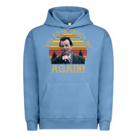 Pigment Pebble Blue vintage well it's groundhog day again unisex shirt Urban Hoodie - lanVoArt