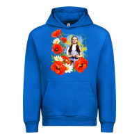 Cobalt dorothy poppies Urban Hoodie - lanVoArt