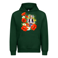 Forest Green dorothy poppies Urban Hoodie - lanVoArt