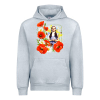 Heather Grey dorothy poppies Urban Hoodie - lanVoArt
