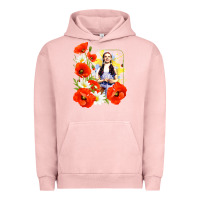 Pigment Salmon dorothy poppies Urban Hoodie - lanVoArt