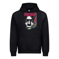 Black miles vintage davis concert retro Urban Hoodie - lanVoArt