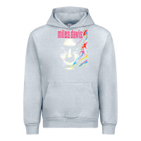 Heather Grey miles vintage davis concert retro Urban Hoodie - lanVoArt