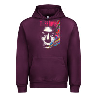 Mauve Wine miles vintage davis concert retro Urban Hoodie - lanVoArt