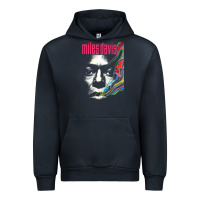 Navy miles vintage davis concert retro Urban Hoodie - lanVoArt