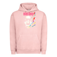 Pigment Salmon miles vintage davis concert retro Urban Hoodie - lanVoArt