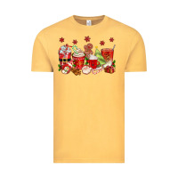 Christmas Coffee Cups Vintage Tee | Teevron