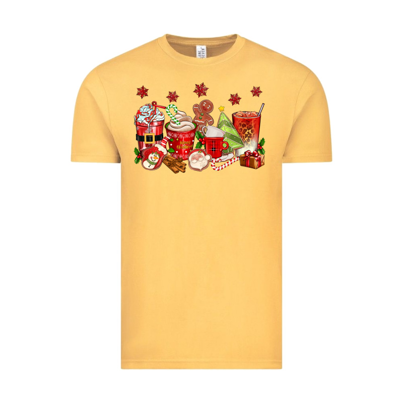 Christmas Coffee Cups Vintage Tee by texasbilliewilder | Teevron