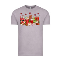 Vintage Zinc Christmas coffee cups Vintage Tee - texasbilliewilder