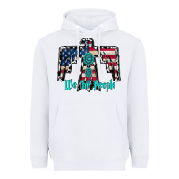 White we the people Heavyweight Hoodie - RacoonDesign