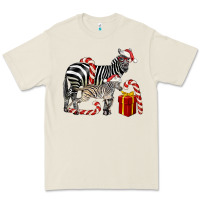 Bone Christmas Zebra Baby And Mama Premium Tee - LillyAllenDesigns