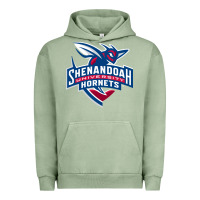 Pigment Oil Green Shenandoah University Hornets Urban Hoodie - lanVoArt