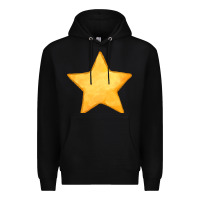 Black yellow star Premium Hoodie - FaDigitalArtStudio