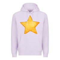 Lilac yellow star Premium Hoodie - FaDigitalArtStudio