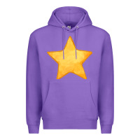 Purple yellow star Premium Hoodie - FaDigitalArtStudio