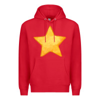 Red yellow star Premium Hoodie - FaDigitalArtStudio