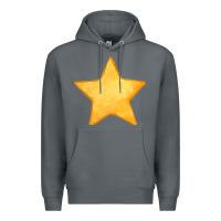 Rock yellow star Premium Hoodie - FaDigitalArtStudio