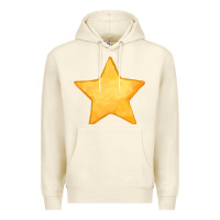 Sandshell yellow star Premium Hoodie - FaDigitalArtStudio